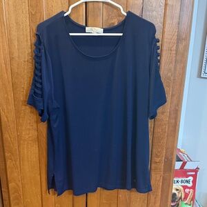 Michael Kors 1x Navy blue top